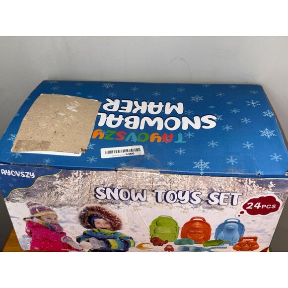 Snow Toys Molds Kids Outdoor Snowman Snowball Maker Penguin Santa Claus 24Pcs - Picture 2 of 8